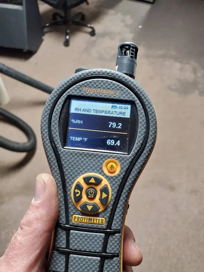 Moisture meter humidity assessment for Fire & Smoke Damage Restoration in El Rio